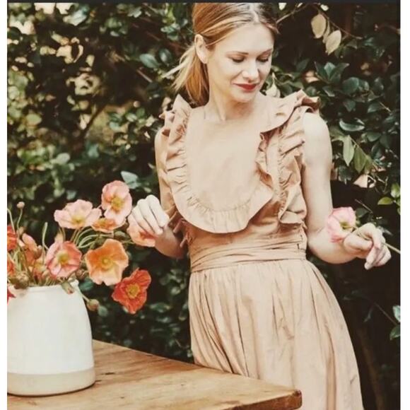 DOEN Savannah Maxi Dress in Adobe Wrap S - Picture 12 of 12